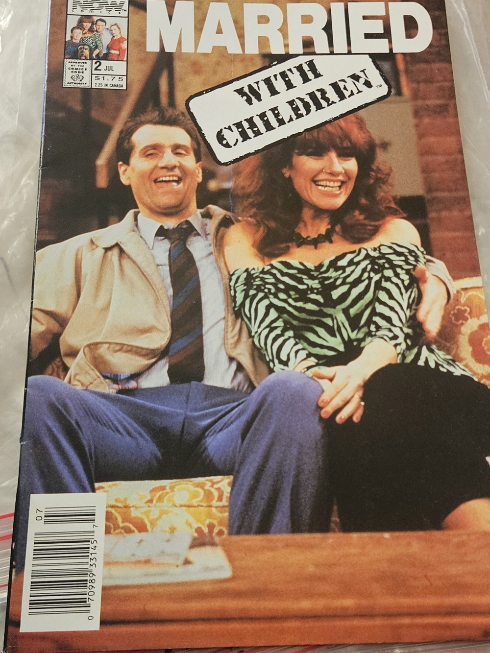 Married... with Children #2 (NOW Comics July 1990) Raw 7-8.5  C117